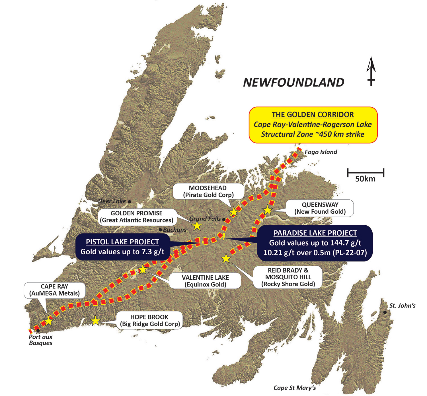 Paradise Lake - Location Map